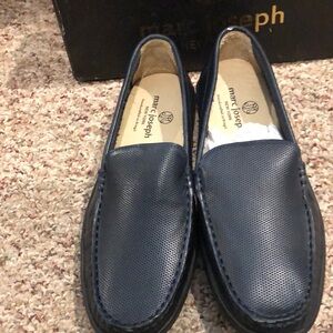 Marc Joseph | NIB Leroy St Navy Leather Loafers Boy 5.5